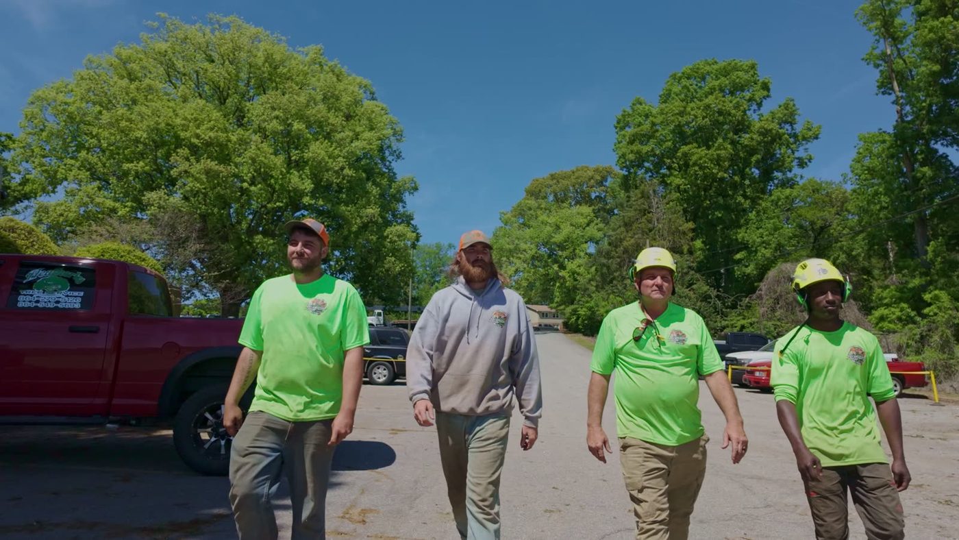 The Heatherly Tree Service crew